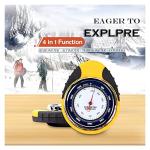 Portable 4-in-1 Weather Station with Compass