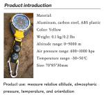 Portable 4-in-1 Weather Station with Compass