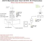 Bluetooth Plasma Speaker Desktop Toy for Music