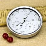 Barometer Thermometer Hygrometer,Wall Hanging 3 in 1 Barometer Weather Station,Barometric Pressure Gauge for Weather,Analog Weather Station,for Home Wall,Fishing Boat,Baby Room,Office