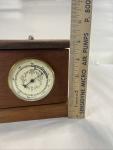 Wooden Clock Weather Sta. by Gila Woodworks -Time/Temp/Barometer/Hygrometer
