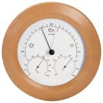 Hokco 8.5" Round Weather Station with Barometer