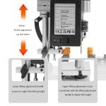 Adjustable Mini Drill Press for Wood and Metal