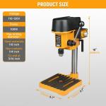 Hoteche Mini Benchtop Drill Press, Variable Speed