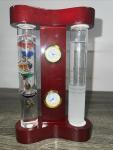 Analog Weather Station with Galileo Thermometer and Storm Glass
