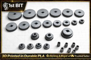 17pc 3D Printed Gear Set for Atlas 618