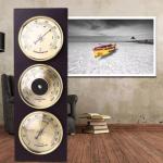 3-in-1 Wall-Mounted Analog Weather Station