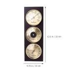 3-in-1 Wall-Mounted Analog Weather Station