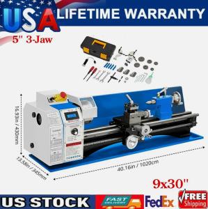 Mini Metal Lathe Machine with Variable Speed