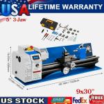Mini Metal Lathe Machine with Variable Speed