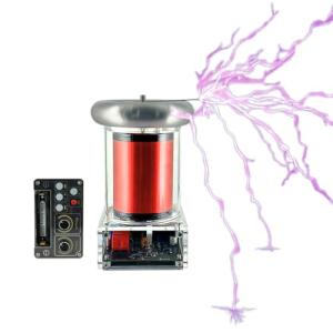 Wireless Music Tesla Coil with High-Voltage Arc