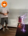 Wireless Music Tesla Coil with High-Voltage Arc