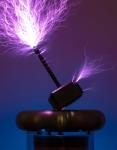 Wireless Music Tesla Coil with High-Voltage Arc