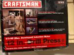Craftsman 12" Benchtop Drill Press, 5-Speed