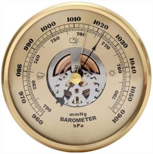 OREKPOT Glass Barometer and Outdoor Temperature Gauge