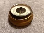 German AK Barometer Wood & Brass Weather Station