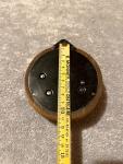 German AK Barometer Wood & Brass Weather Station