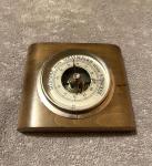 German AK Barometer Wood & Brass Weather Station