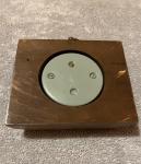 German AK Barometer Wood & Brass Weather Station