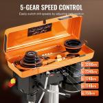 8-Inch Benchtop Drill Press with Adjustable Speed