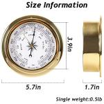 4-in-1 Nautical Wall Weather Station Set