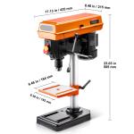 8-Inch Benchtop Drill Press with Adjustable Speed