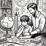 Brass Barometer with Gift Wrap and Book