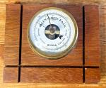 Wooden Vintage Barometer Wall Weather Station