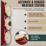 Stylish Analog Weather Station for Home Use