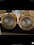 Tiffany & Co. Ship Clock and Barometer Set