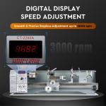 CREWORKS Mini Metal Lathe with Brushless Motor