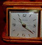 Retro Travel Alarm Clock with Thermometer and Barometer