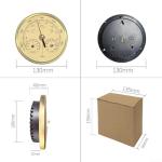 3-in-1 Mechanical Weather Station with Gold Finish