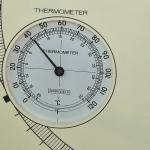 Vintage Sunbeam Quartz Wall Clock and Weather Station