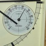 Vintage Sunbeam Quartz Wall Clock and Weather Station