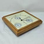 Vintage Sunbeam Quartz Wall Clock and Weather Station