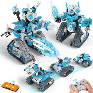 STEM 5-in-1 RC Robot Building Kit for Kids