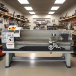 8x32 Inch Brushless Metal Bench Lathe, 900W