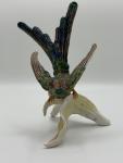 Hand-Painted Porcelain Hummingbird Figurine
