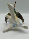 Hand-Painted Porcelain Hummingbird Figurine