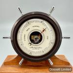 Nautical Wood Desk Barometer Weather Station