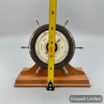 Nautical Wood Desk Barometer Weather Station