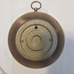 Vintage Wood and Brass Wall Barometer