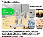 Portable Mini CNC Drill Press for Precision Tasks