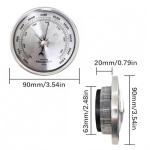 Retro Analog Weather Station Set - Metal Frame