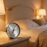 Retro Analog Weather Station Set - Metal Frame