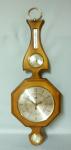 Elgin Barometer Thermometer Wall Clock - Vintage Style
