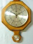 Elgin Barometer Thermometer Wall Clock - Vintage Style
