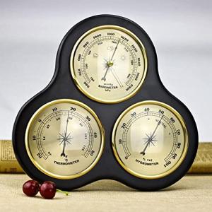 3-in-1 Glass Barometer and Weather Station