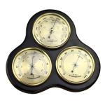 3-in-1 Glass Barometer and Weather Station